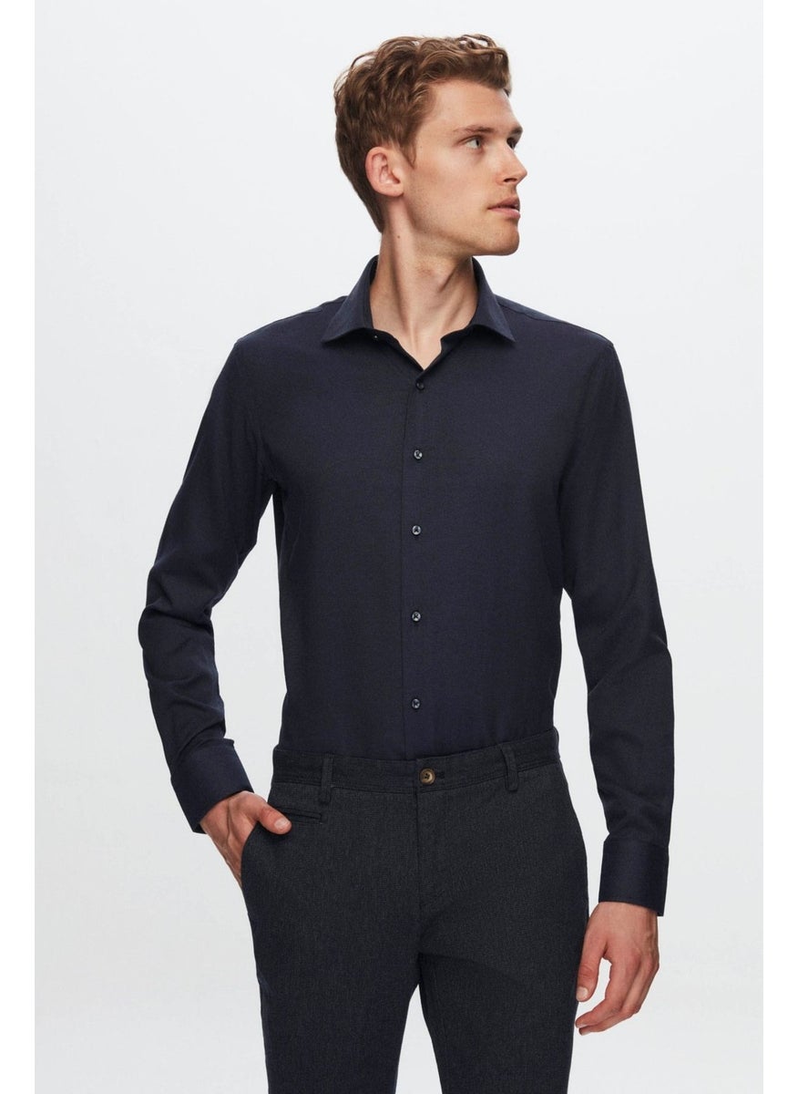 Slim Fit Navy Blue Dobby Shirt 7HF02ORT02100 - pzsku/ZA2719CAA93CA5DCFDE92Z/45/_/1727707396/28f7ec58-01b9-4893-9bfd-e8e6bc5f1fdf