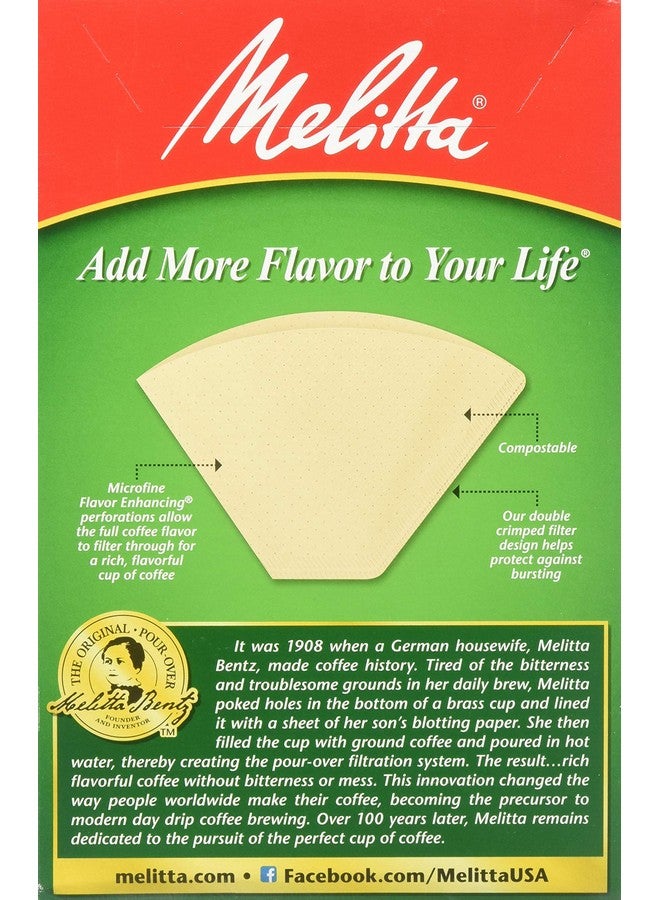 Melitta Melitta Cone Coffee Filters, Natural Brown #4, 300 Count (Pack Of 3)  - Image 2
