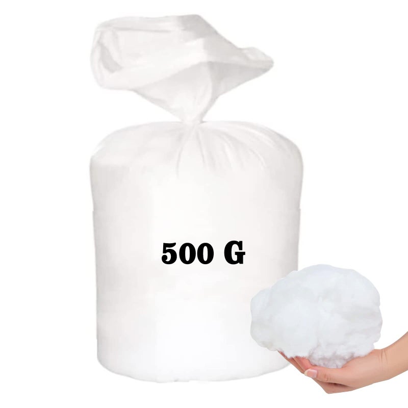 MH Home Hollowfibre Quality Grade  StuffingFilling Toys Pillows Craft Cushion Filling Cushions teddy Bear Pet Beds 100 Soft Hollow Fibre 500G