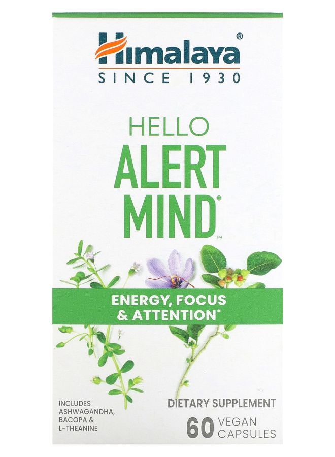 Hello Alert Mind 60 Vegan Capsules