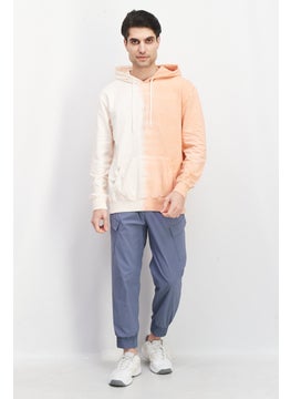 Sovereign Code Men Hooded Long Sleeve Tie Dye Printed Sweatshirt, Pink  - Image 4