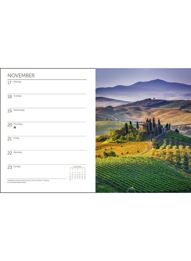 Ziga Media Italy Weekly Engagement Calendar 2025, Planner 6.5" X 8.5" Spiral Bound  - Image 5