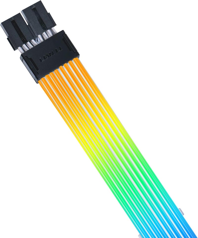ليان لي سترايمر لاسلكي 8 دبوس (PW8-1W) - كابل تمديد طاقة RGB قابل للعنونة - تحكم لاسلكي بتردد 2.4 جيجاهرتز بطول 382 مم؛ 15.03 بوصة - شريط LED - وحدة التحكم غير مرفقة ومطلوبة - Image 3