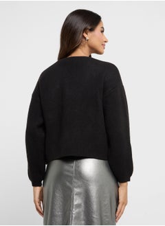 VERO MODA Puff Sleeve Knitted Cardigan  - Image 2