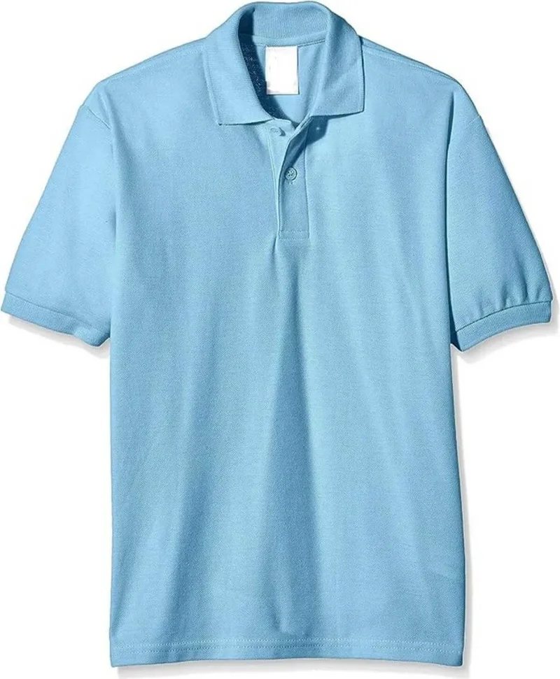 تيزجيلسين Children's Polo Collar T-Shirt School Uniform School T-Shirt