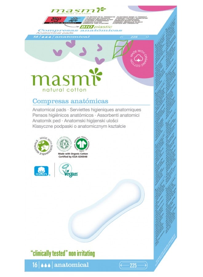 Natural Cotton Bio Damenbinden Classic Pads 16 Pcs