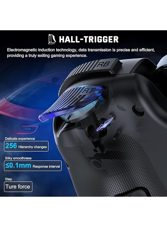 Gamepad Joystick With Turbo Mobile Cloud Gaming Controller For Iphone/Android/Pc/Ps3/Ps4/Switch Wireless Gamepad With Hall Effect Joysticks/Hall Trigger  - Image 3