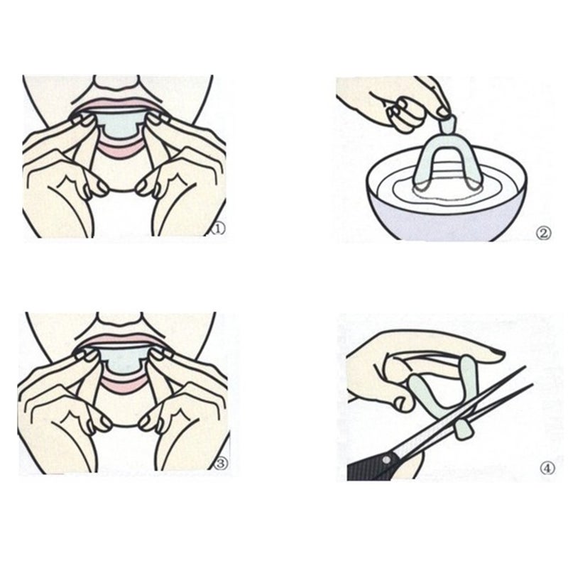 Eshylala 5 Pieces Teeth Whitening Trays Whitening Teeth Trays Whitener Mouth Guard Care Oral Hygiene Bleaching Tooth Tool - Image 2