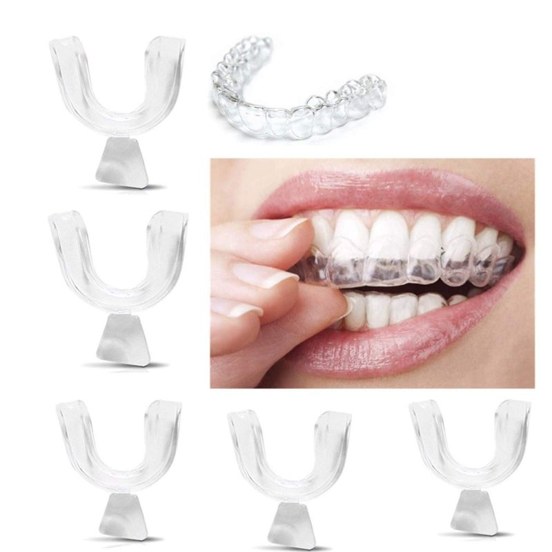 Eshylala 5 Pieces Teeth Whitening Trays Whitening Teeth Trays Whitener Mouth Guard Care Oral Hygiene Bleaching Tooth Tool - Image 1