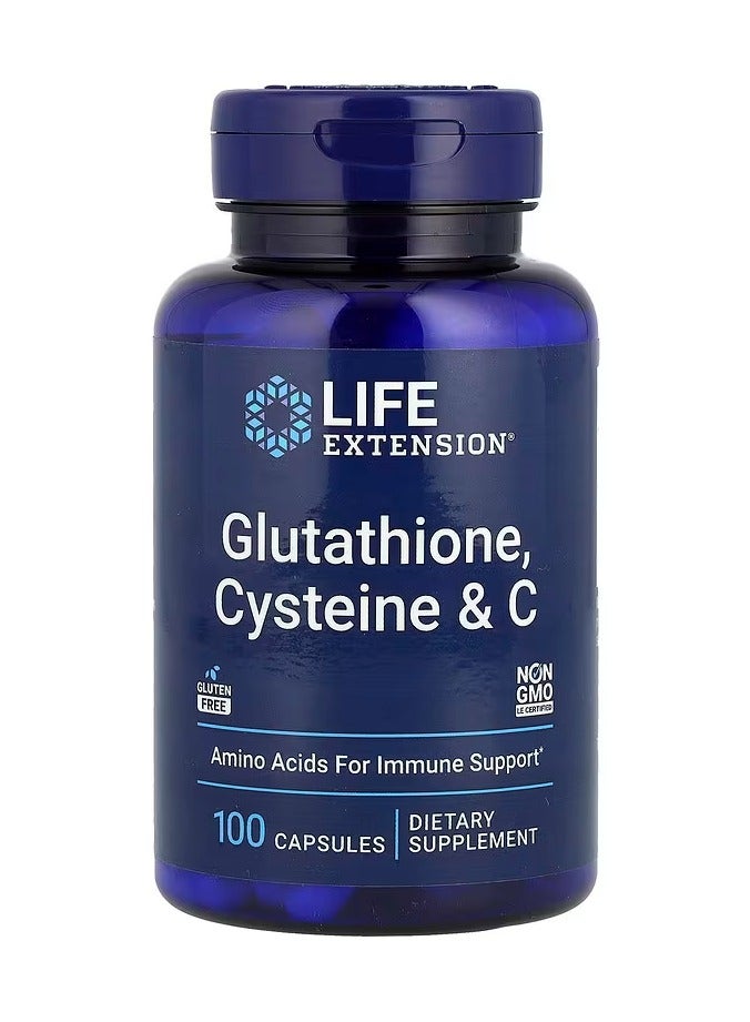 Life Extension Glutathione, Cysteine And C, 100 Capsules