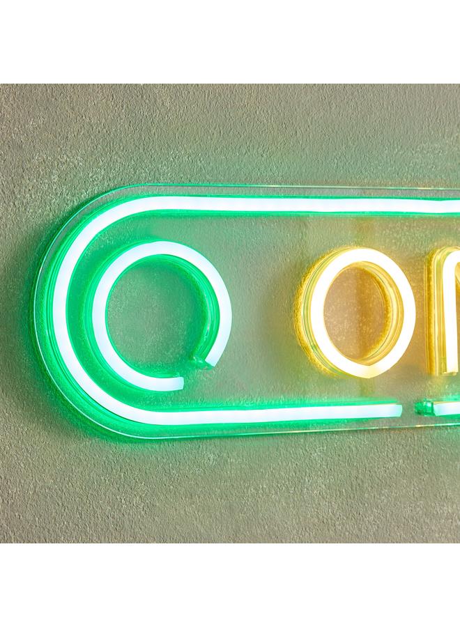 Home Box Arcade On LED Neon Light with 2m USB Cable - 42x1.6x15.5 cm - Image 3