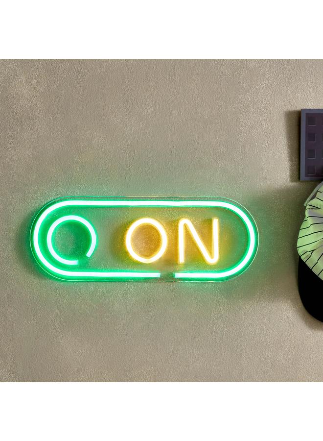 Home Box Arcade On LED Neon Light with 2m USB Cable - 42x1.6x15.5 cm - Image 1