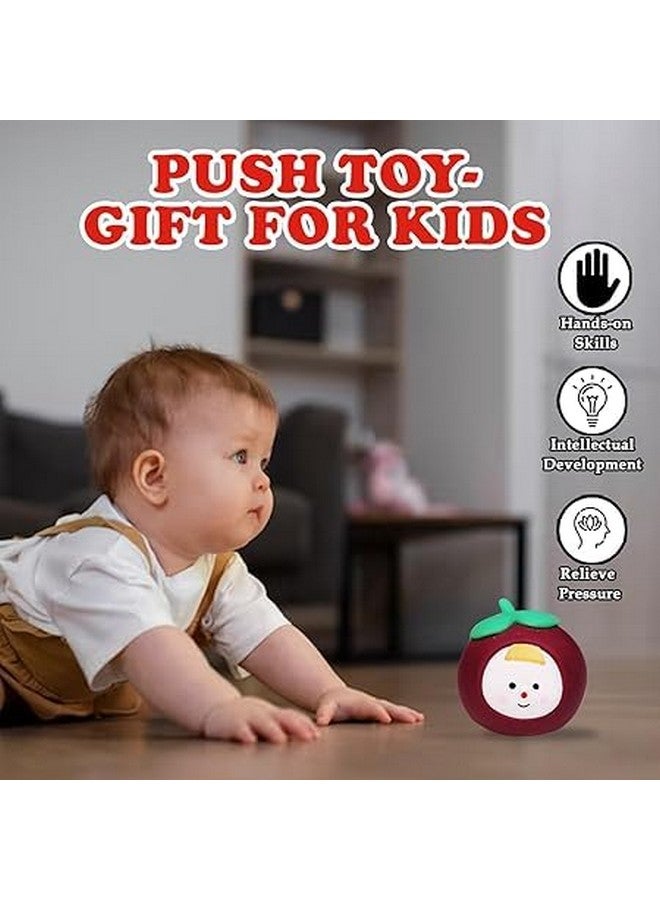 BOXO Squeeze Pinch Funny Squishy Toys for Kids and Adults | Cartoon Shape Soft Stretchy Squishy Toys for Kids Return Gift (Vegetable Soft Toy) - Image 3