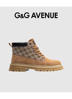G&G AVENUE Boots for Women Ladies Martin Boots Winter Motorcycle Boots Lace Up Shoes Ladies Casual Thick  - Image 1