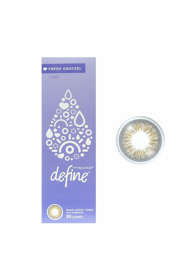 1 Day Acuvue Define FRESH GRAYZEL B.C 8.5 Pack Of 10P
