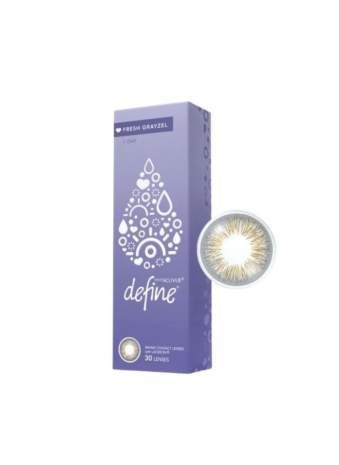 1 Day Acuvue Define FRESH GRAYZEL B.C 8.5 Pack Of 10P