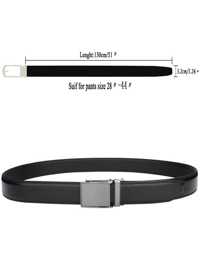 HIMI Men's Comfort Genuine Leather Ratchet Dress Belt with Automatic Click Buckle - Image 4