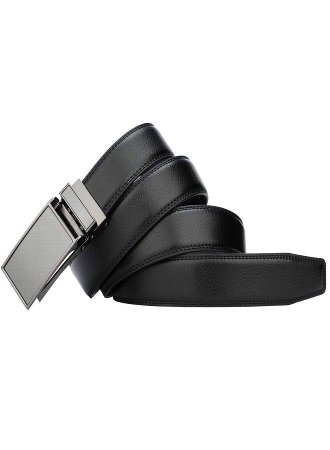 HIMI Men's Comfort Genuine Leather Ratchet Dress Belt with Automatic Click Buckle - Image 3