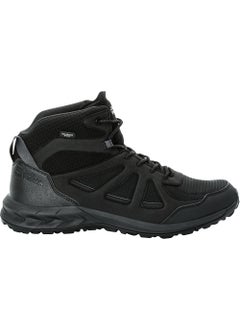 Jack Wolfskin أحذية رجال خارجية ميدية سوداء من وودلاند 2 تيكساپور 4051261_6000  - Image 1