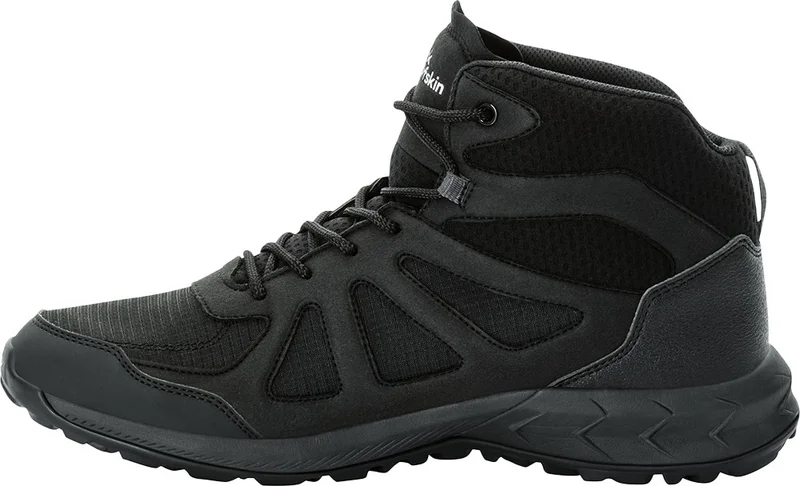 جاك ولفسكن Woodland 2 Texapore Mid M Black Men's Outdoor Shoes 4051261_6000