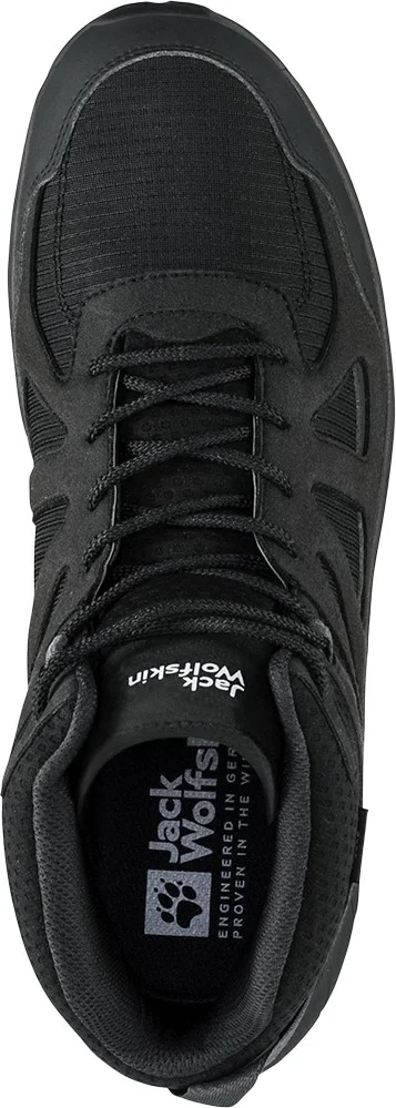 جاك ولفسكن Woodland 2 Texapore Mid M Black Men's Outdoor Shoes 4051261_6000