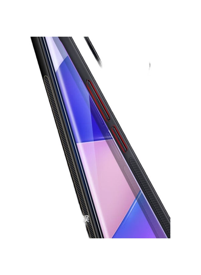 Shangsu, Suitable For Huawei Nova 9 Phone Case, Nova 9 Protective Cover, Shockproof, Full Lens Protection, Soft Shell, Simple Luxury, Lambskin Silicone Outer Case, Women'S And Men'S Leather Case, Black - Image 2