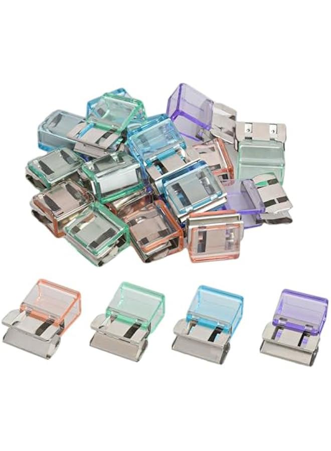 Generic Assorted sizes binder clips with cute smiling faces, office supplies & teacher gifts.  - Image 1