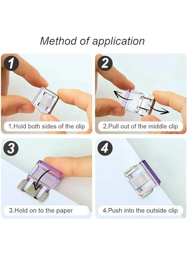 Generic Assorted sizes binder clips with cute smiling faces, office supplies & teacher gifts.  - Image 2
