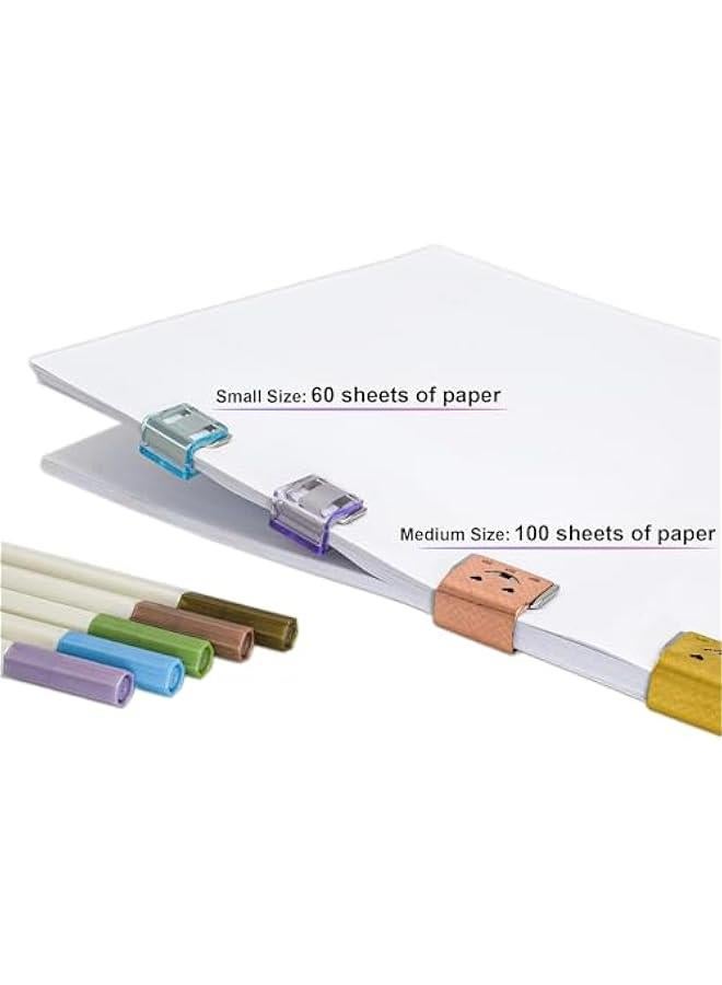Generic Assorted sizes binder clips with cute smiling faces, office supplies & teacher gifts.  - Image 4