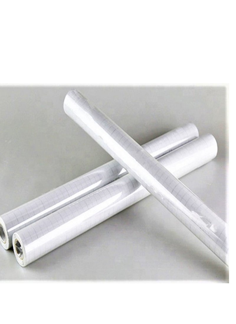 Generic - Pack of 3 Self-Adhesive Sticky Book Cover Plastic Film Roll Size 45 cm x 10 yard - Image 1