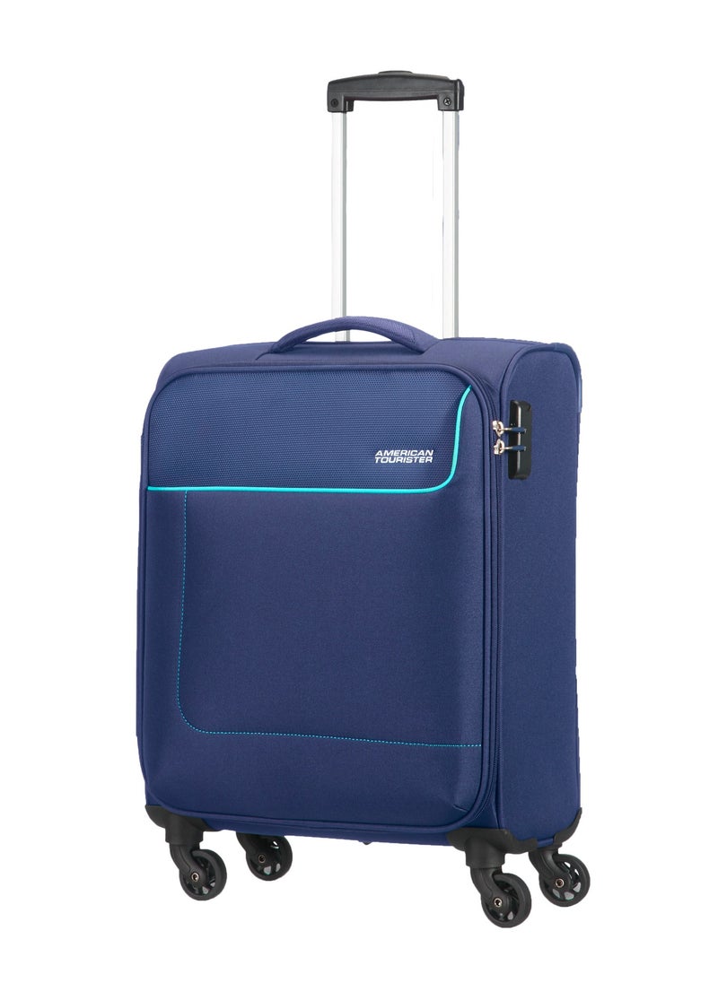 AMERICAN TOURISTER JAMAICA SOFT SPINNER CABIN 58CM NAVY TSA  - Image 1