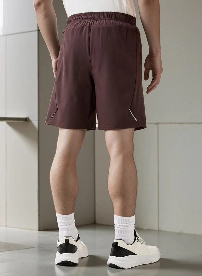 Splash Active Regular Fit Shorts with Elasticated Waistband