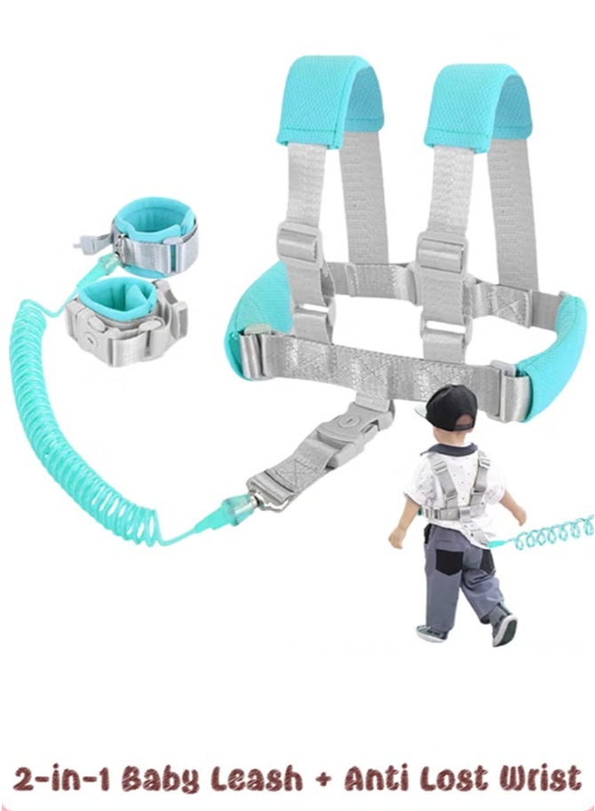 Kids Anti Lost Wrist Harness Link with Safety Leash – Child Safety Wrist Strap for Outdoor Travel & Daily Use - Image 1