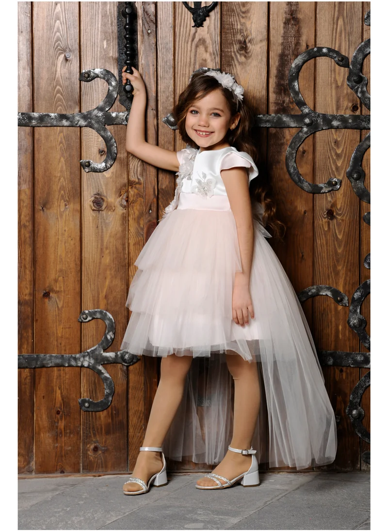 VIA BAMBINO Flower Girls Dress Salmon 3134