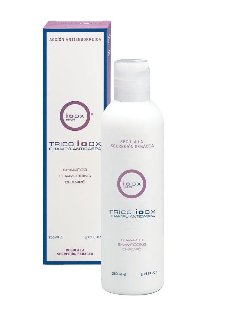 ioox Iox Tricho Shampoo Anti Dandruff Regulator of Sebum Secretion 250ml - Image 2