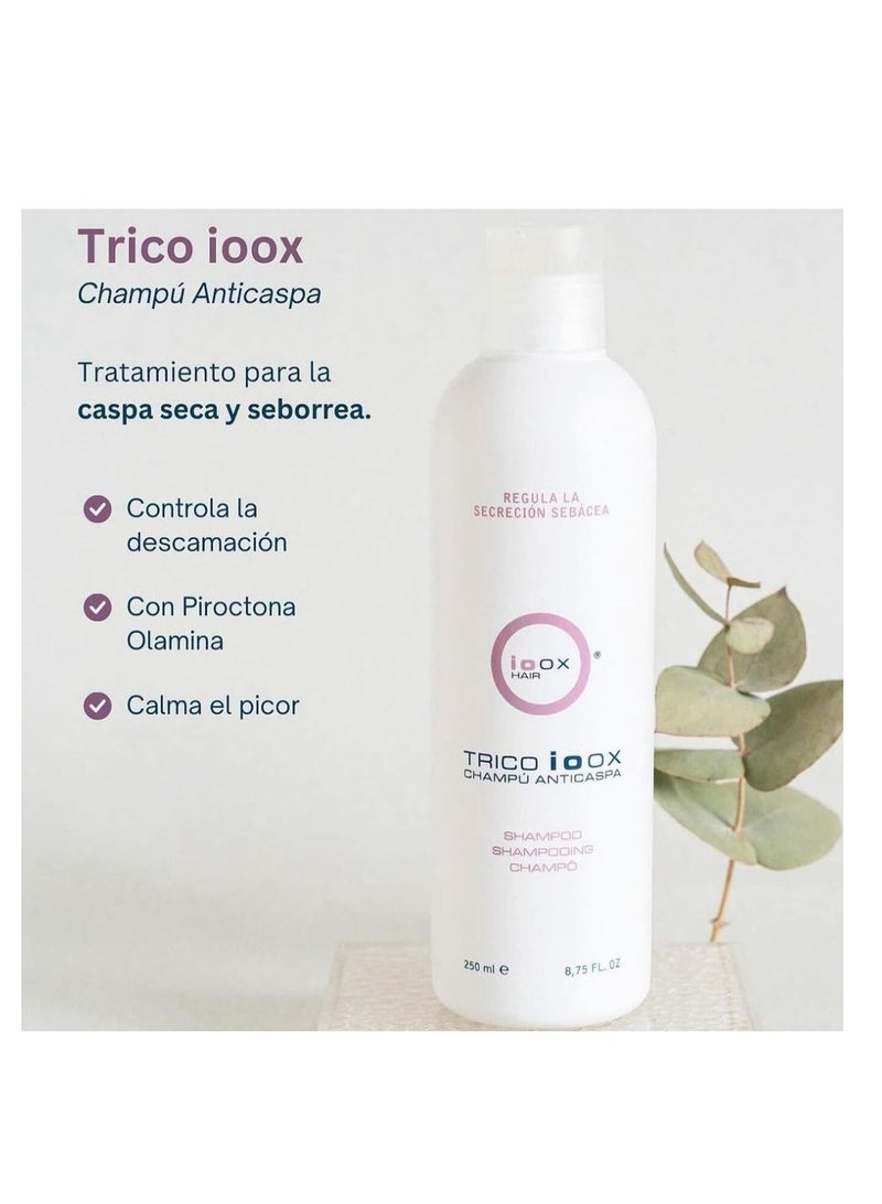 ioox Iox Tricho Shampoo Anti Dandruff Regulator of Sebum Secretion 250ml - Image 4