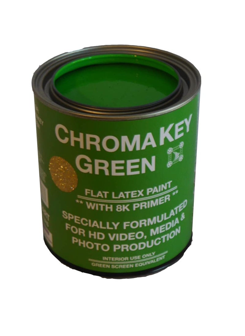 ChromaKey ChromaKey HD Video Green Screen Paint with 8K Primer 1 Quart  - Image 1
