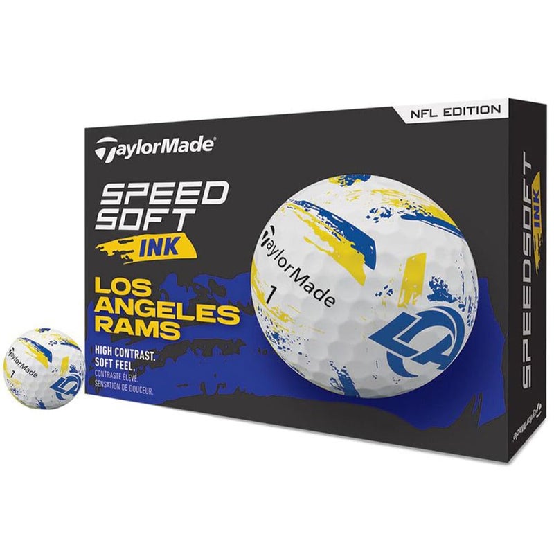 TaylorMade Golf Speed Soft Ink NFL Los Angeles Rams Dozen - Image 1