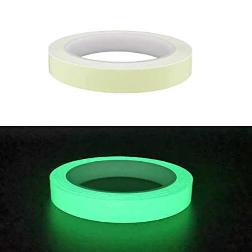 MOJOTORY Glow Tape, 33 Feet x 0.5 Inch, Waterproof, Luminous, Fluorescent, Glow in Dark Duct Tape for Stage, Stair, Outdoor - Image 1