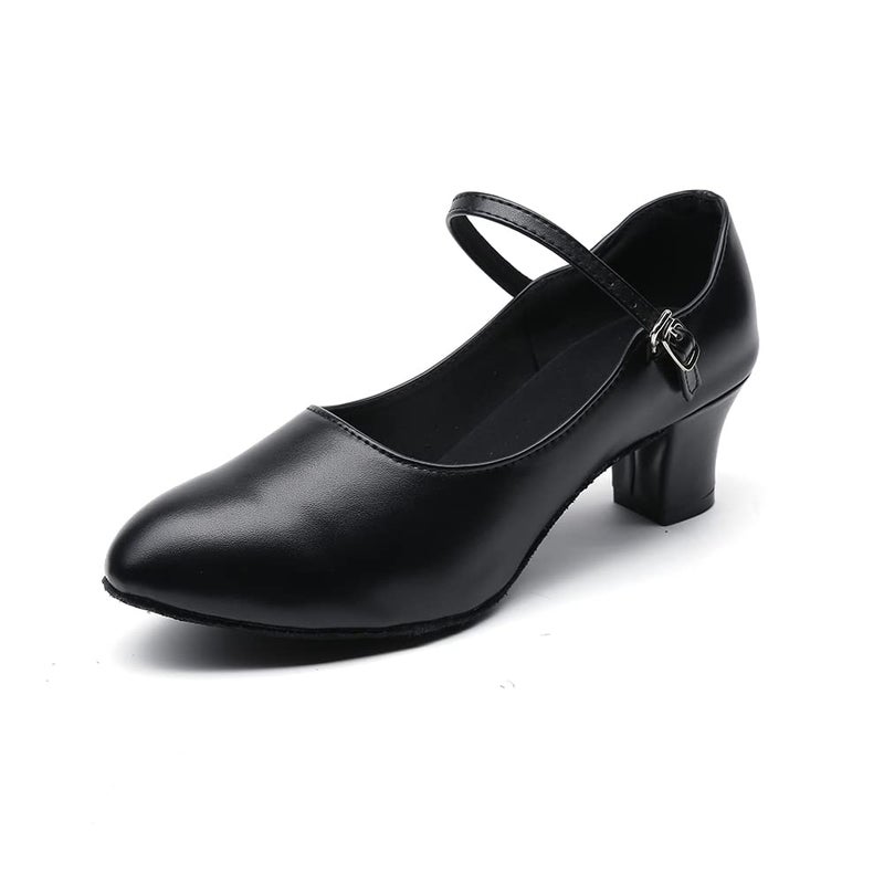 MSMAX Women Dance Heels Girls Character Shoes Dancing Pumps for Ballroom Flamenco Tango Latin 5 M US Women - Image 1