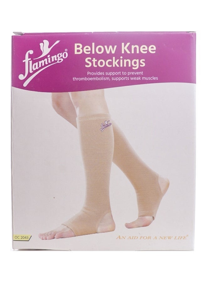 Flamingo جوارب ضغط تحت الركبة، L