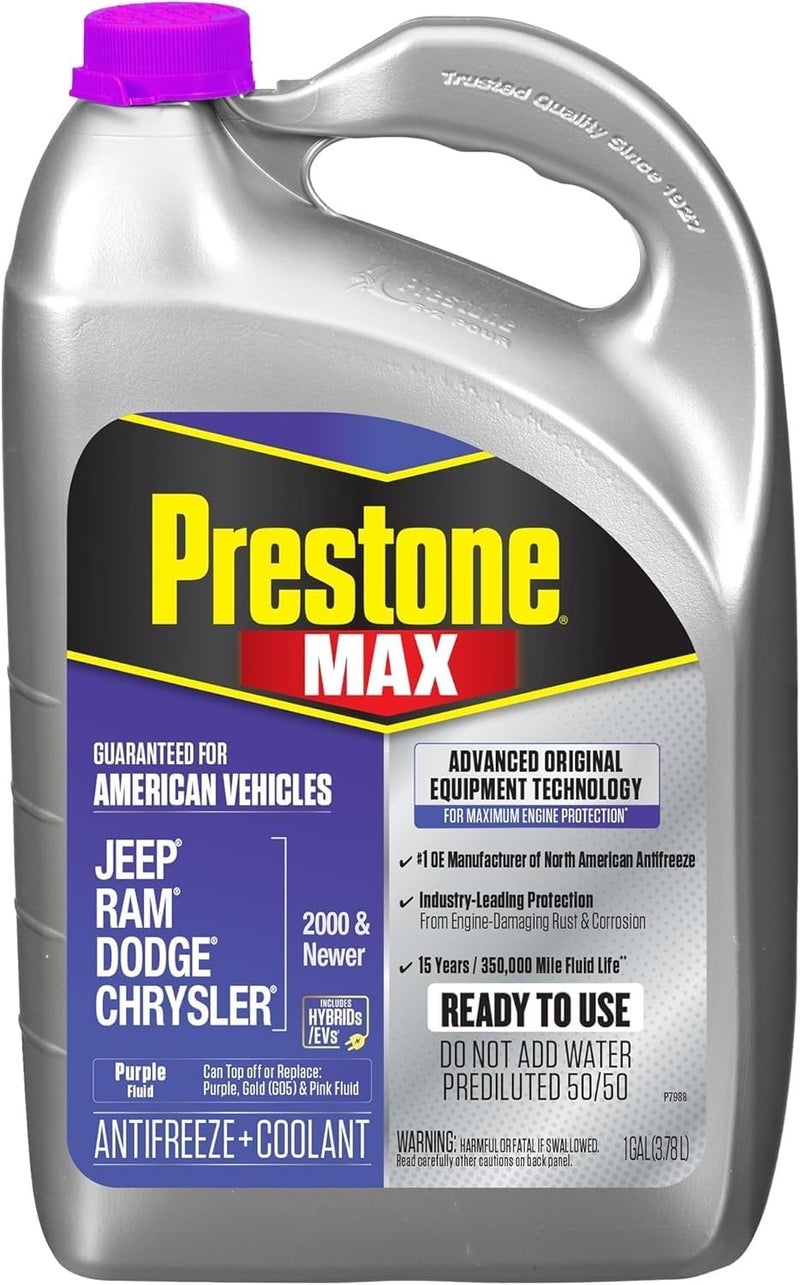50/50 Mix Purple Radiator Coolant, 1 Gallon