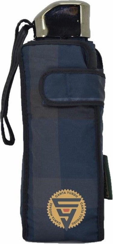 April 03L Women's Umbrella Plaid Navy Blue  - Image 3