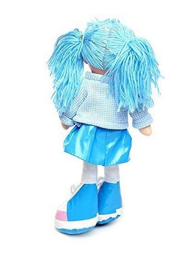 VGRASSP Beautiful Fluffy Smiling Doll Toy for Girls with Lights and Music - Soft and Cute - 36 cms - Image 3