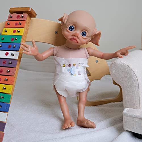 iCradle 17 Inch Handmade Reborn Elf Baby Fairy Doll Girl Reborn Fantasy Art Collectible Angel Baby Dolls - Image 5