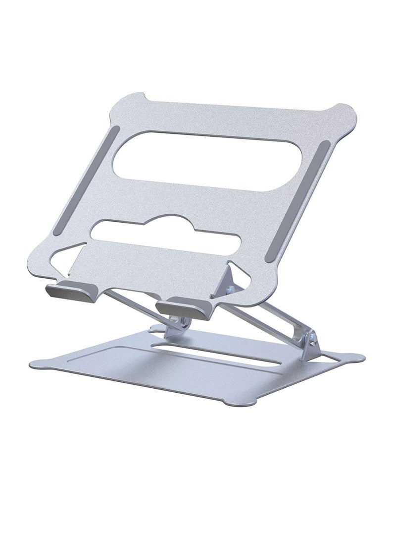 ELTRAZONE Adjustable Laptop Stand, Ergonomic Laptop Stand for Desk , Light Weight Aluminum Laptop Holder, Computer Stand Compatible with Mac MacBook Pro Air, Lenovo, HP, Dell - Image 1