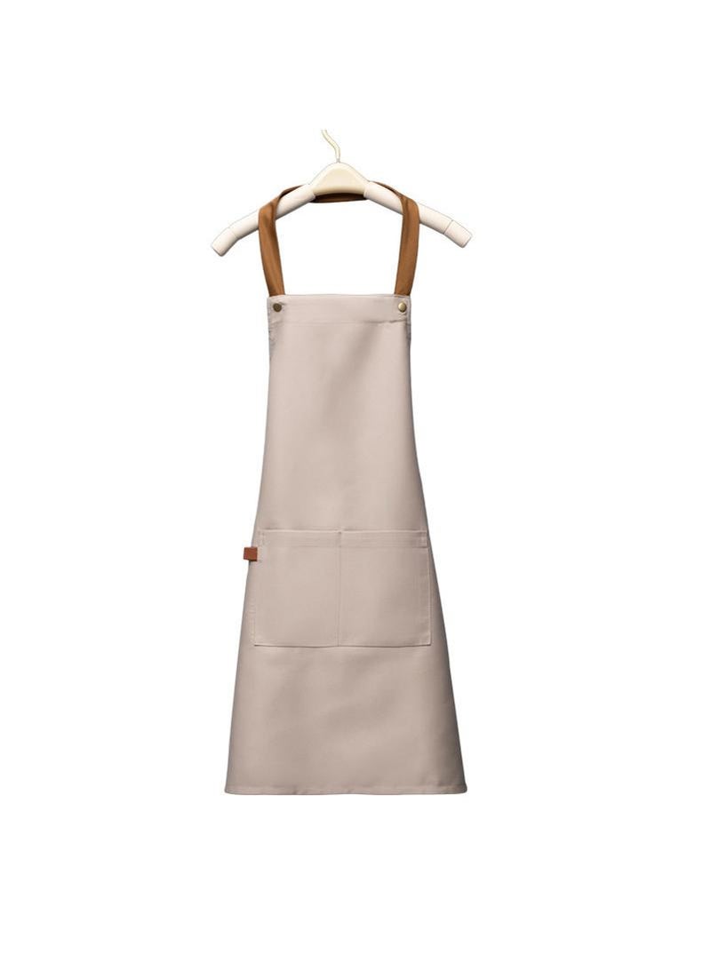 Waterproof and oil resistant apron hanging neck apron for home nail salon kitchen apron 70 * 80cm - Image 3