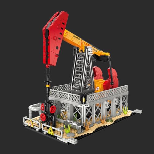 ILIEMOC City Gas Station Building JJ9221 Set 666pcs Modular Chemical Plant Bricks Kit with Storage Tank Lab Compatible with Lego City MOC Display Model for Adults Kids Age 6 - Image 5