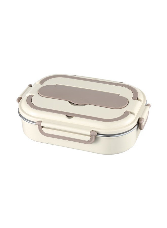 Cookss 316l Stainless Steel Lunch Box Insulated Microwaveable 5-compartment Bento Box For Office Workers And Students