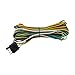 HZEL 22Ft 4 Pin 5 Wire Trailer Wiring Harness 4 Way Flat Towed Vehicle Light Wire Extension Connector Kit with 18 Gauge Ground Universal Towing Harness Connecting Accessories StyleA - Image 2